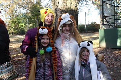 Children dressed in animal costumes